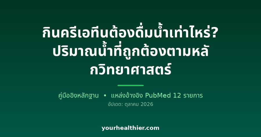 กินครีเอทีนต้องดื่มน้ำเท่าไหร่? ปริมาณน้ำที่ถูกต้องตามหลักวิทยาศาสตร์