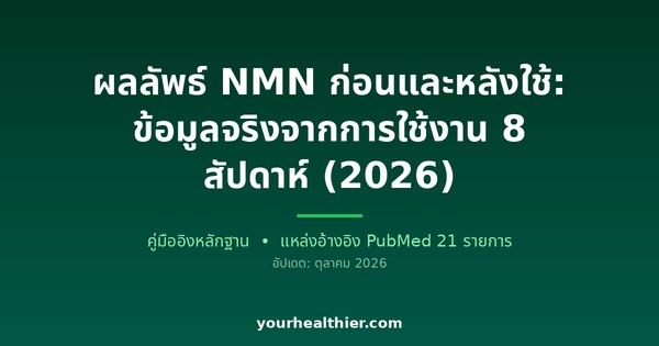 ผลลัพธ์ NMN ก่อนและหลังใช้: ข้อมูลจริงจากการใช้งาน 8 สัปดาห์ (2026)