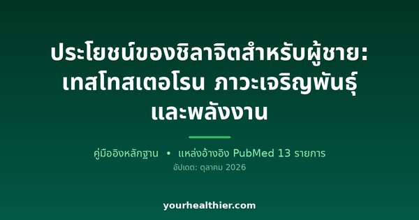 ประโยชน์ของชิลาจิตสำหรับผู้ชาย: เทสโทสเตอโรน ภาวะเจริญพันธุ์ และพลังงาน