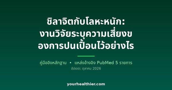 ชิลาจิตกับโลหะหนัก: งานวิจัยระบุความเสี่ยงของการปนเปื้อนไว้อย่างไร